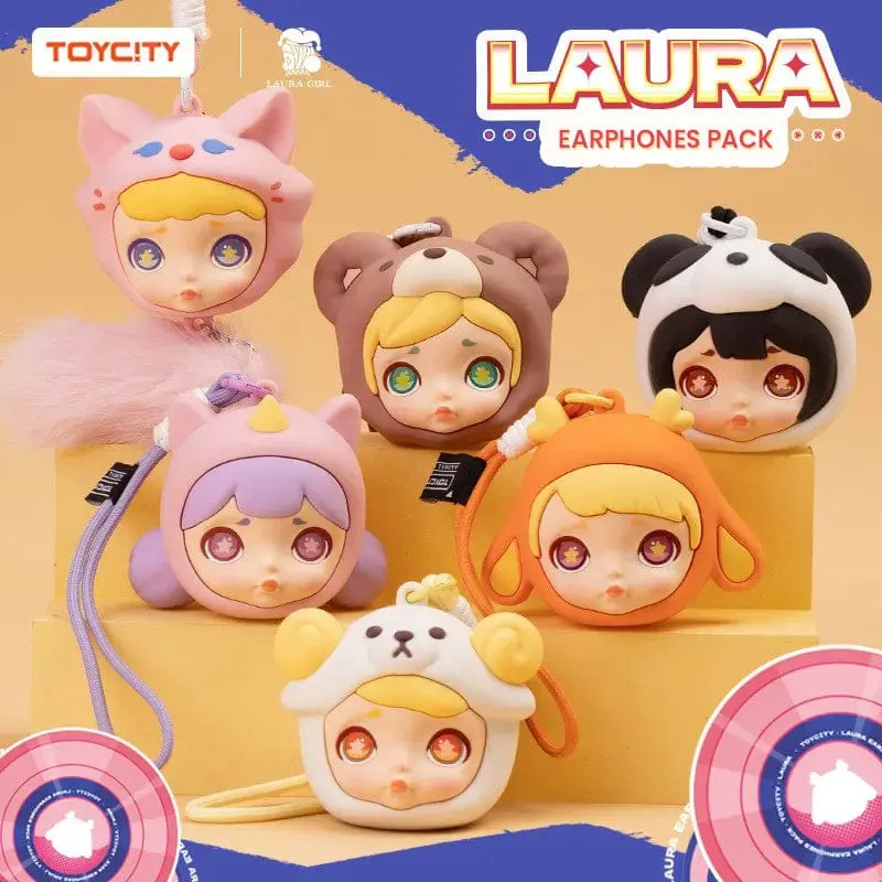 Laura Animal Earphones Pack Series
