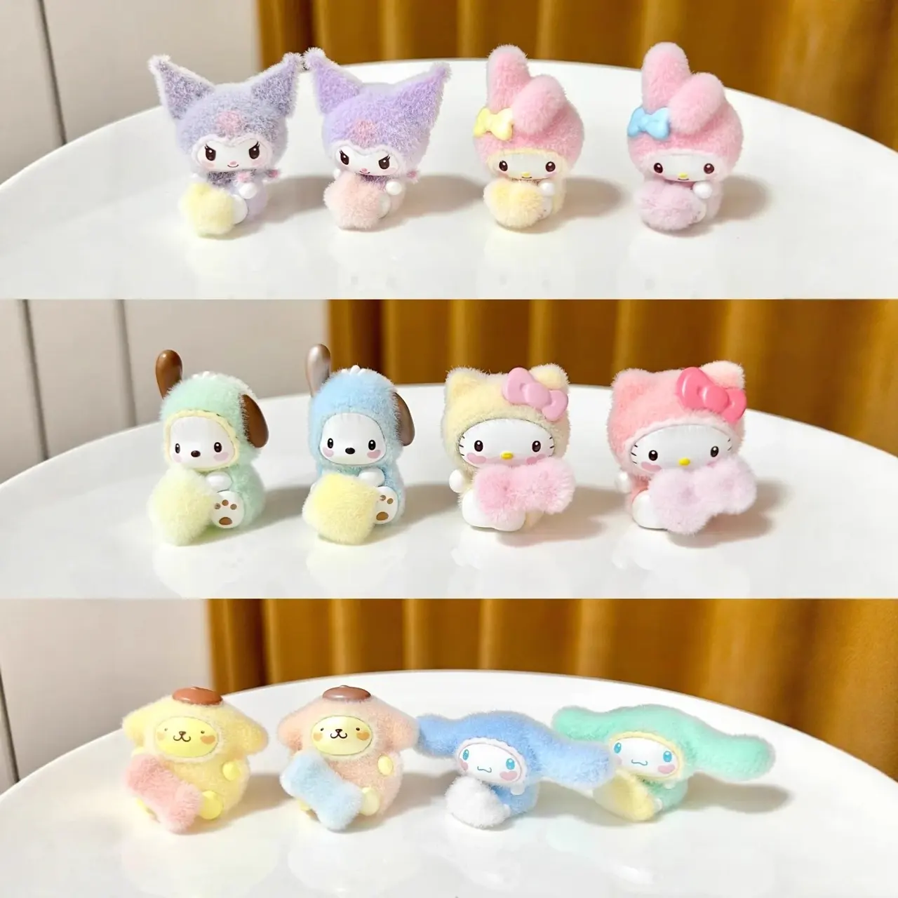 Sanrio Characters Fluffy Little Darling Series Cute Bean Blind Bag