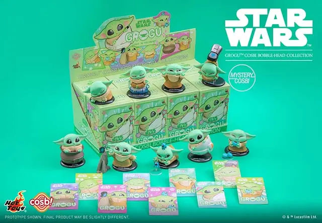 Hot Toys CBX250 Star Wars Grogu Cosbi Bobble-Head Collection